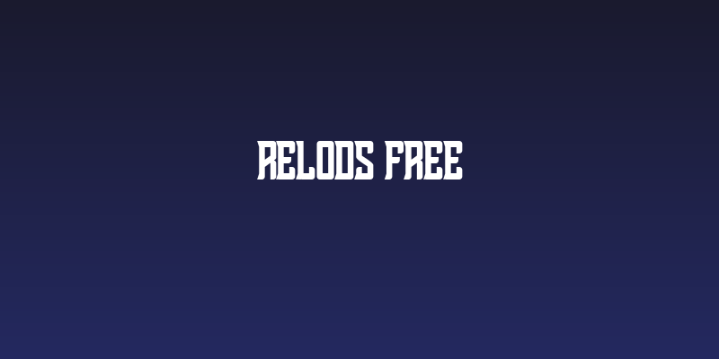 Relods FREE Social Header