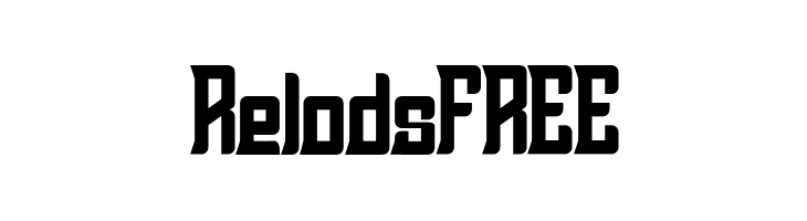 RelodsFREE  Frei Schriftart Herunterladen