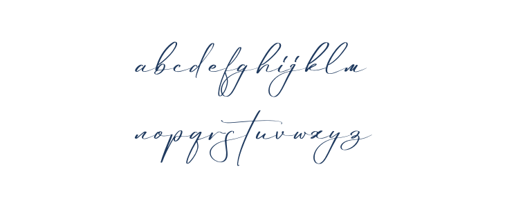 Reltinatha Signature Lowercase