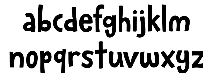Reluctant Aviator DEMO Regular Font LOWERCASE