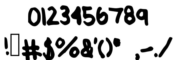 Reluctant Font OTHER CHARS