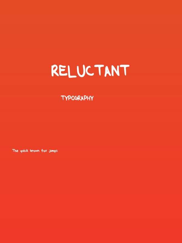 Reluctant Poster