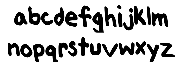 Reluctant Font LOWERCASE