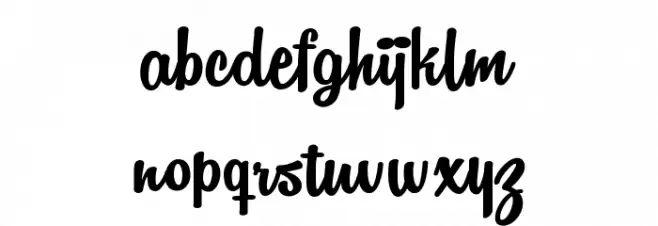 Remachine Script Personal Use Only Caratteri MINUSCOLO