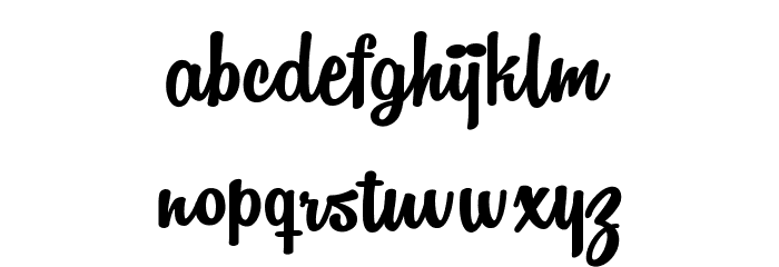 Remachine Script Personal Use Font LOWERCASE