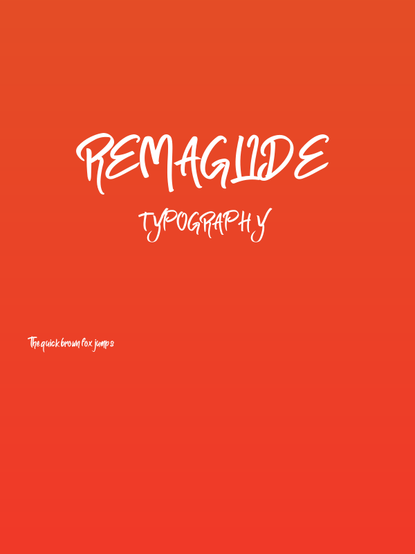 Remaglide Poster