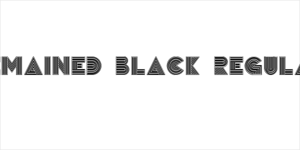 Remained Black Regular Logo