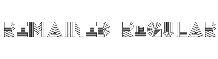 Remained Regular Font