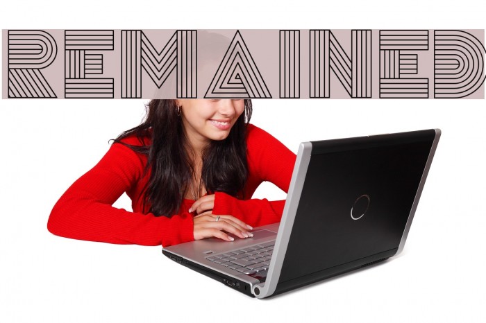Remained Font examples