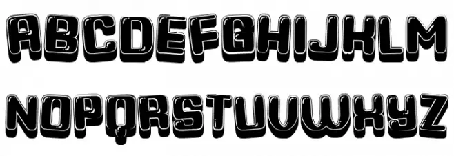 Remake 3D Regular Font OTHER CHARS