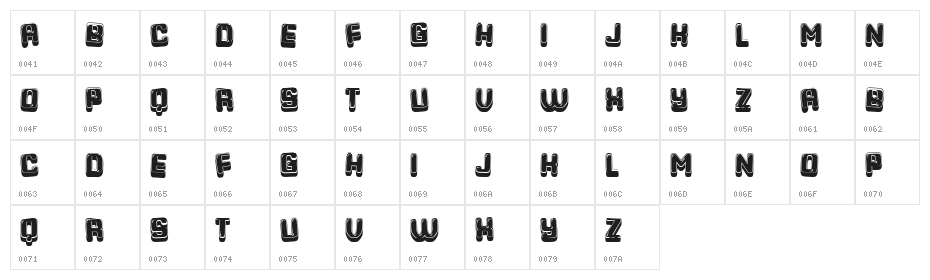 Remake 3D Regular Character Map