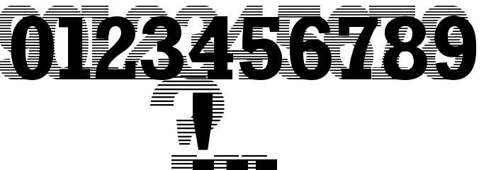 Remanence Font OTHER CHARS