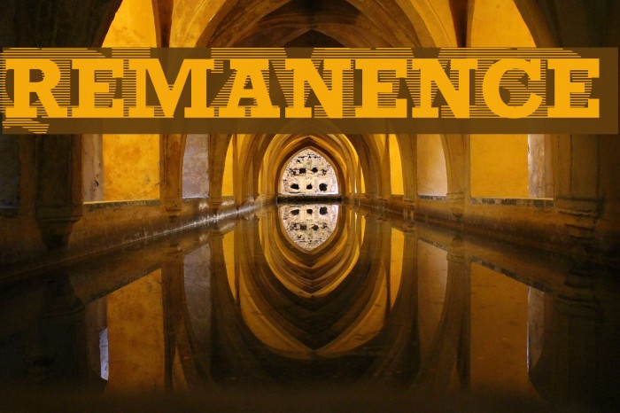 Remanence Font examples