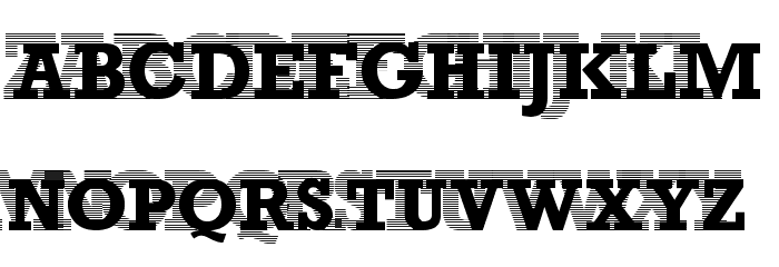 Remanence Font LOWERCASE