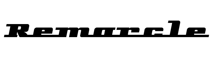 Remarcle Font