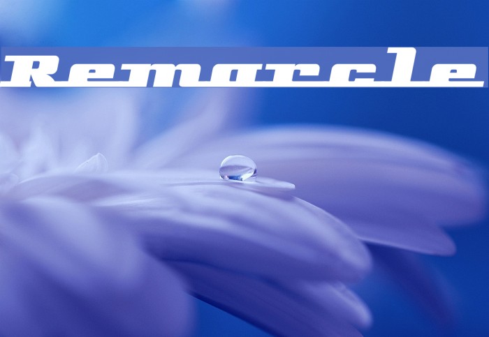 Remarcle Font examples