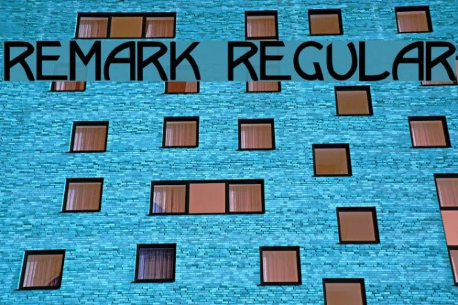 Remark Regular Example 3