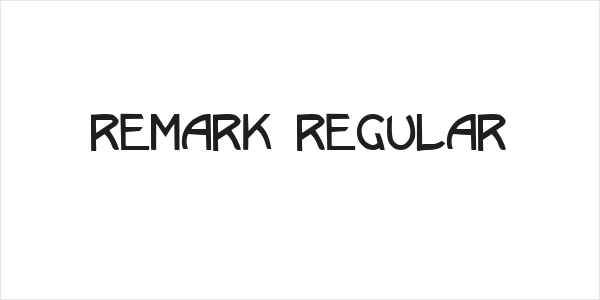 Remark Regular Logo