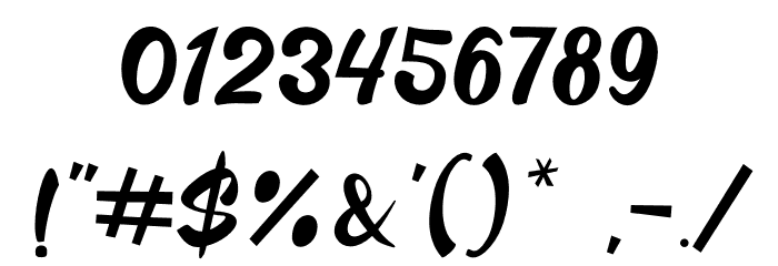 Rembow Font OTHER CHARS