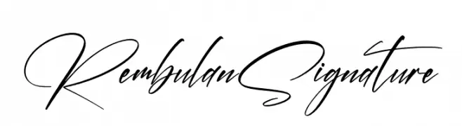 Rembulan Signature  Descarca Fonturi Gratis