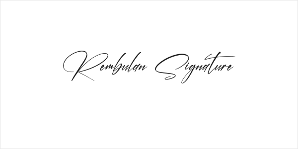 Rembulan Signature Logo