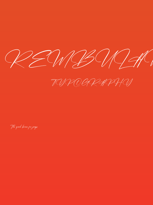 Rembulan Signature Poster