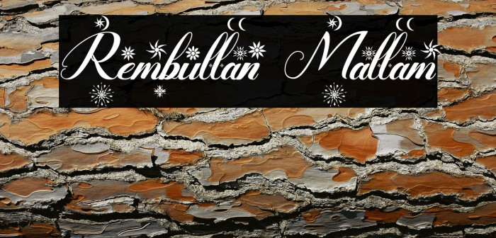 Rembullan Mallam Example 1