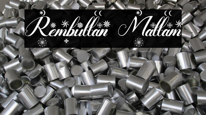 Rembullan Mallam Example 3