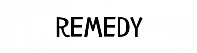Remedy  Frei Schriftart Herunterladen