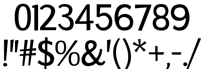 Remedy Font OTHER CHARS