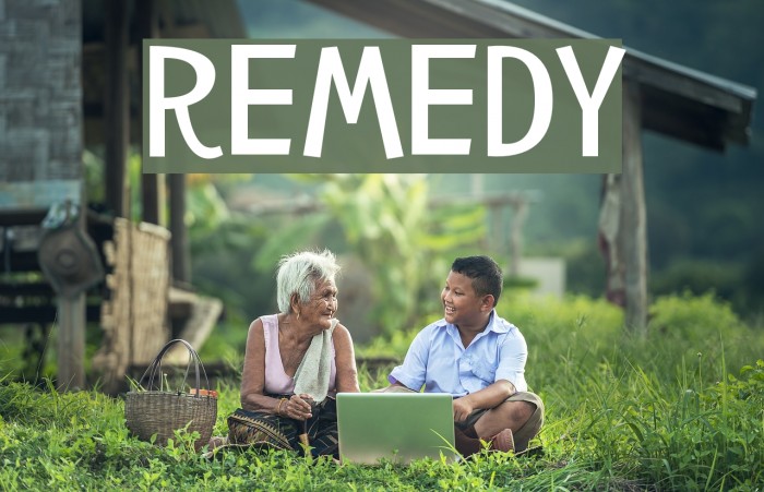 Remedy Font examples