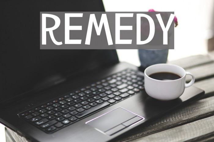 Remedy Font examples