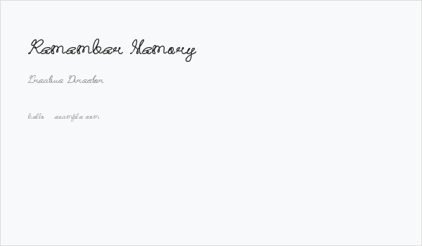 Remember Memory Business Card