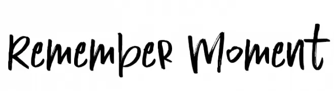 Remember Moment  Free Fonts Download