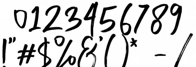 Remember Moment Font OTHER CHARS