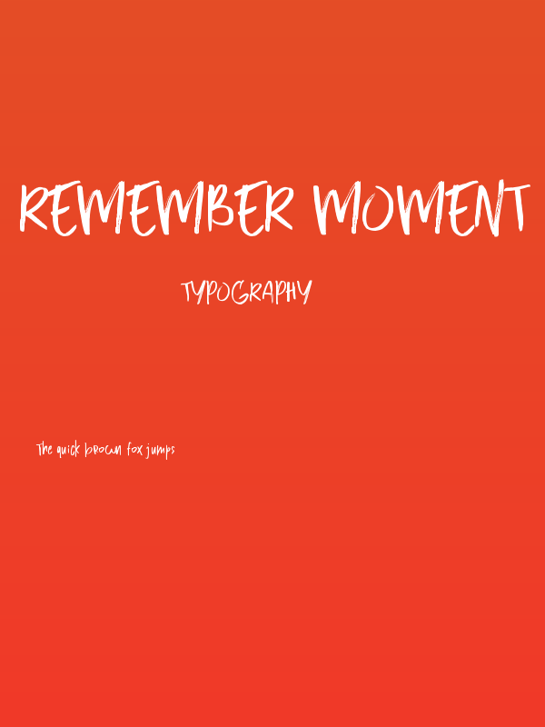 Remember Moment Poster