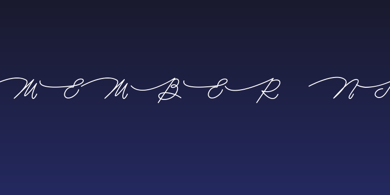 Remember Night Social Header