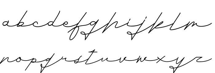 Remember Night Font LOWERCASE