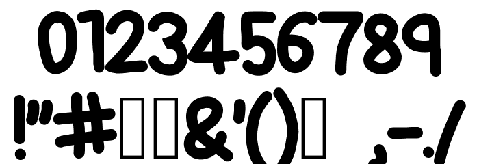 Remember Font OTHER CHARS