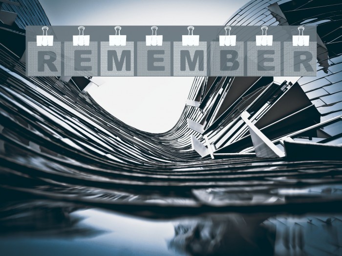 Remember Font examples
