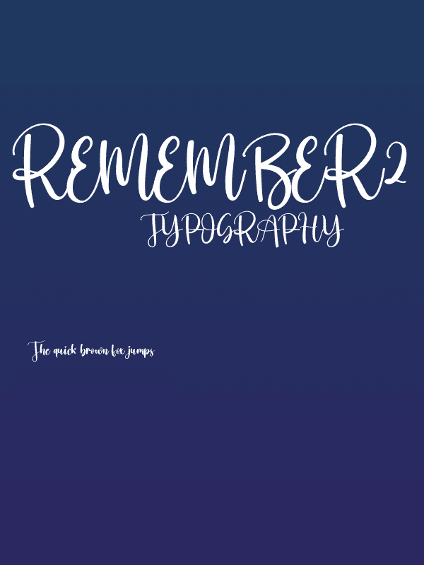 Remember2 Poster