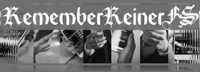 RememberReinerFS Schriftart examples