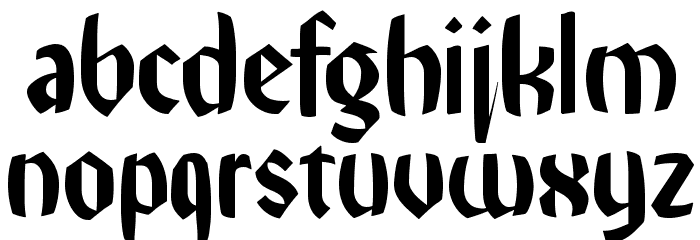 RememberReinerFS Font LOWERCASE
