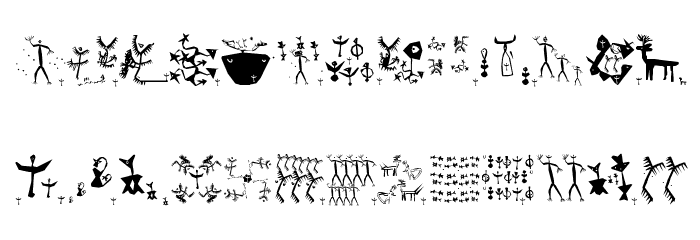 RememberStoneage Font LOWERCASE