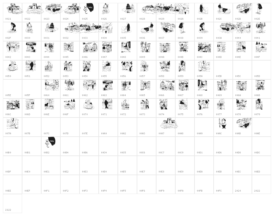 RememberWinter Character Map