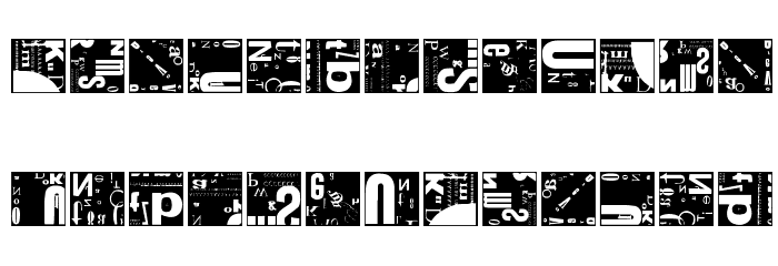 RememberZwartDeStjl-Inverse Font LOWERCASE