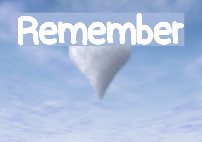 Remember Font examples