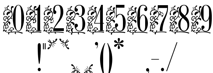 RemesloSTD Font OTHER CHARS