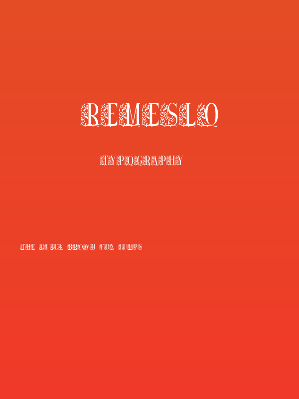 Remeslo Poster