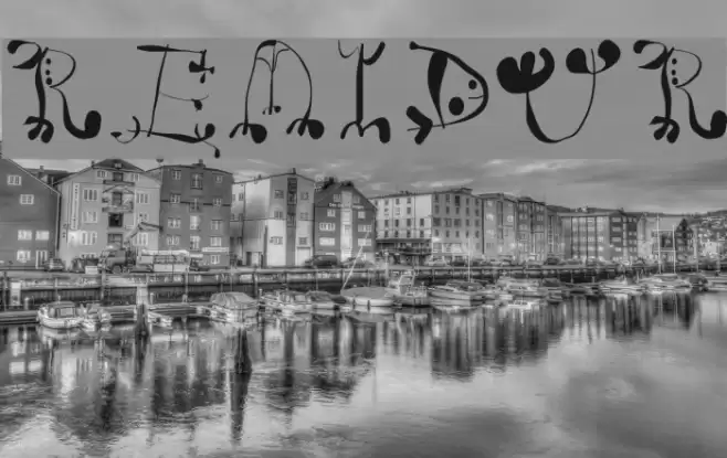 RemiDur Font examples